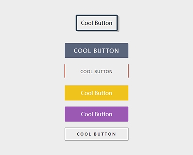 css实现花式按钮效果片段
