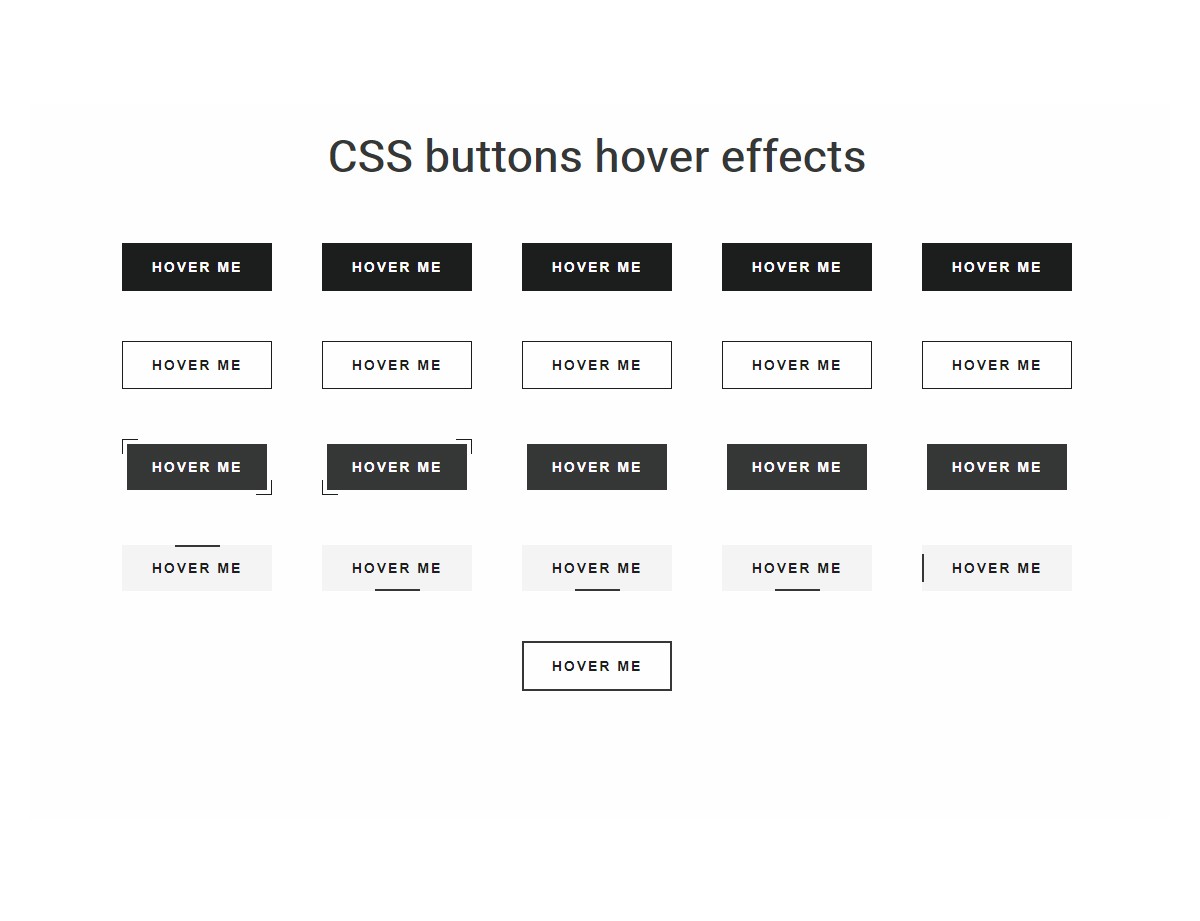 CSS实现按钮悬停动画效果