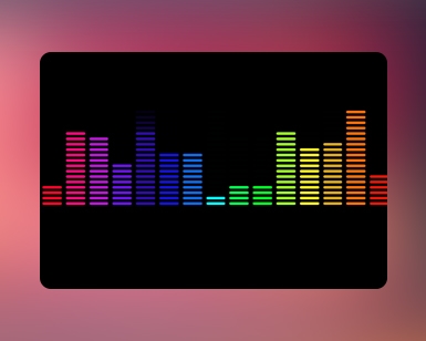 纯CSS3音乐均衡器动画特效