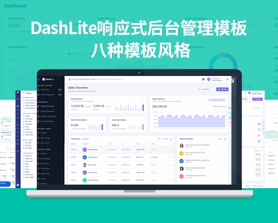 Bootstrap模板 DashLite响应式后台管理模板 八种模板风格