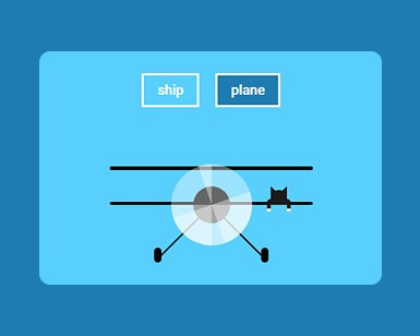 css3 animation制作轮船和飞机动画效果