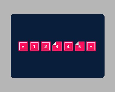 css3 transition属性制作折角分页样式
