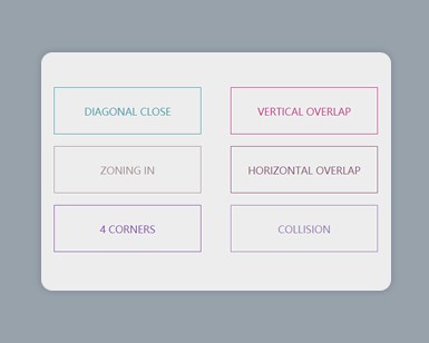 纯css3鼠标经过按钮背景填充动画特效